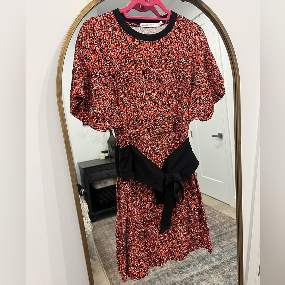 Rebecca Minkoff red and black dress XS
